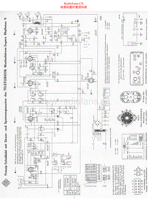 Telefunken-Rhythmus9-rec-sch 维修电路原理图.pdf
