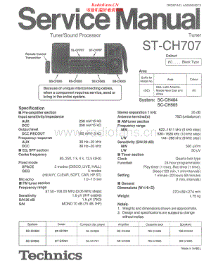 Technics-STCH707-tun-sm 维修电路原理图.pdf