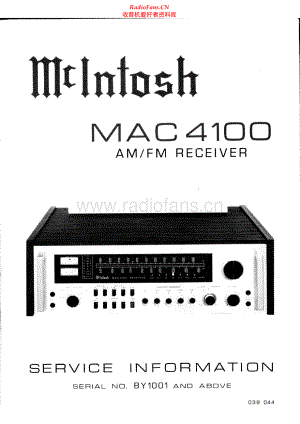 McIntosh-MAC4100-rec-sm(1) 维修电路原理图.pdf