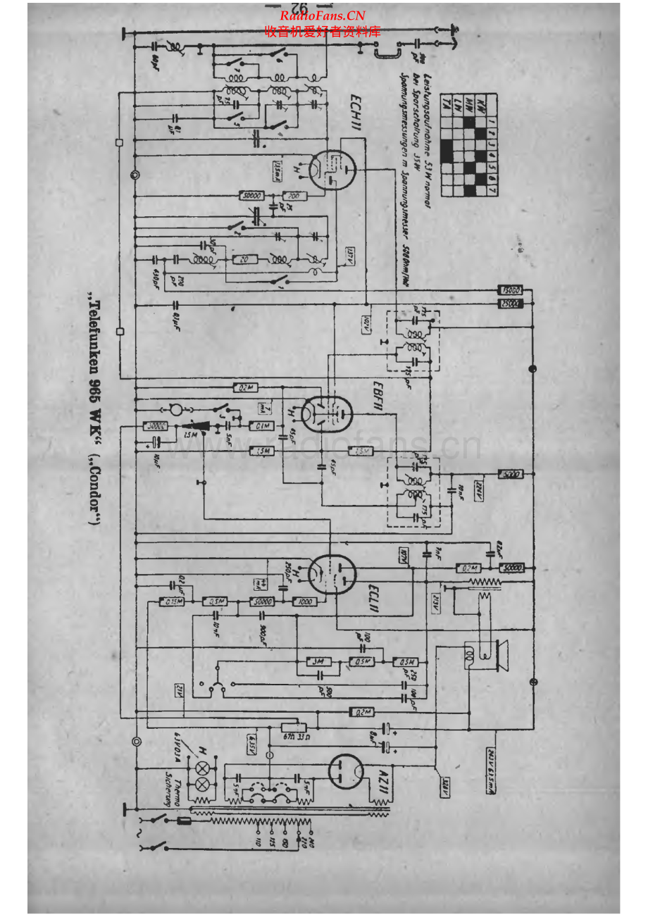 Telefunken-965WK-rec-sch 维修电路原理图.pdf_第1页
