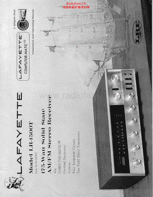 Lafayette-LR1500T-rec-sch 维修电路原理图.pdf