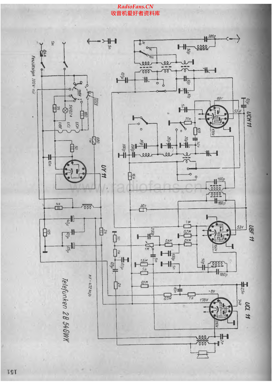 Telefunken-2B54GWK-rec-sch 维修电路原理图.pdf_第1页