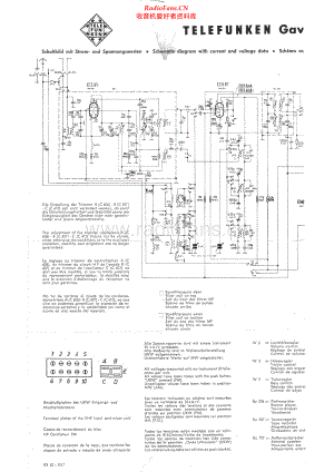 Telefunken-Gavotte5353W-rec-sch 维修电路原理图.pdf