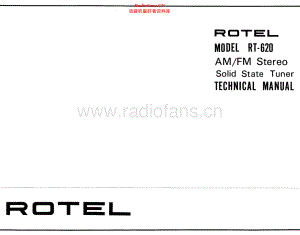 Rotel-RT620-tun-sm 维修电路原理图.pdf