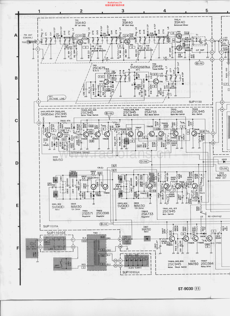 Technics-ST9030-tun-sch 维修电路原理图.pdf_第1页