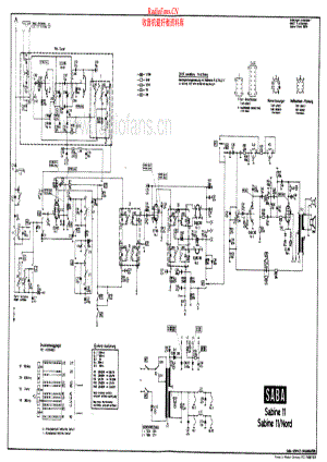 Saba-Sabine11-rec-sch 维修电路原理图.pdf