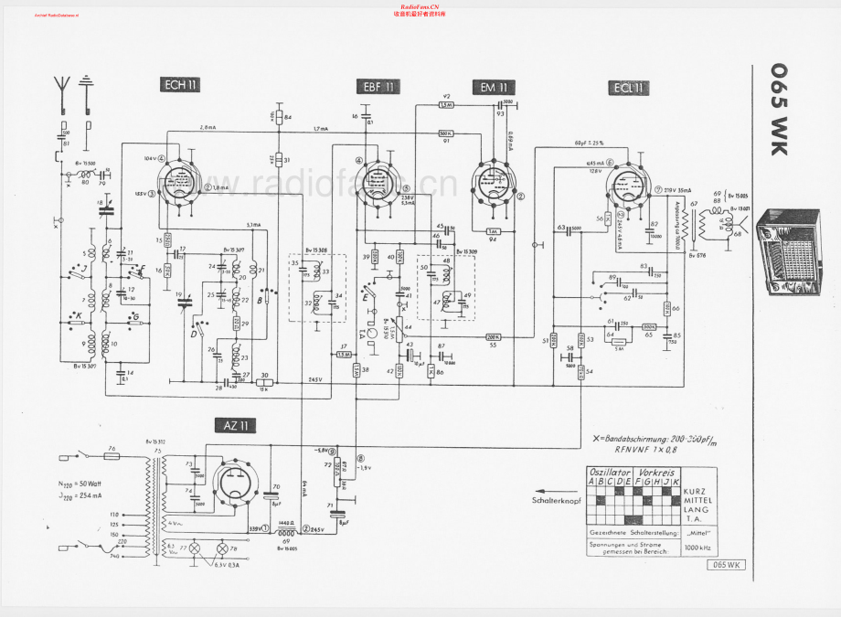 Telefunken-065WK-rec-sch 维修电路原理图.pdf_第1页