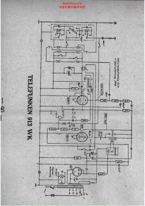 Telefunken-913WK-rec-sch 维修电路原理图.pdf