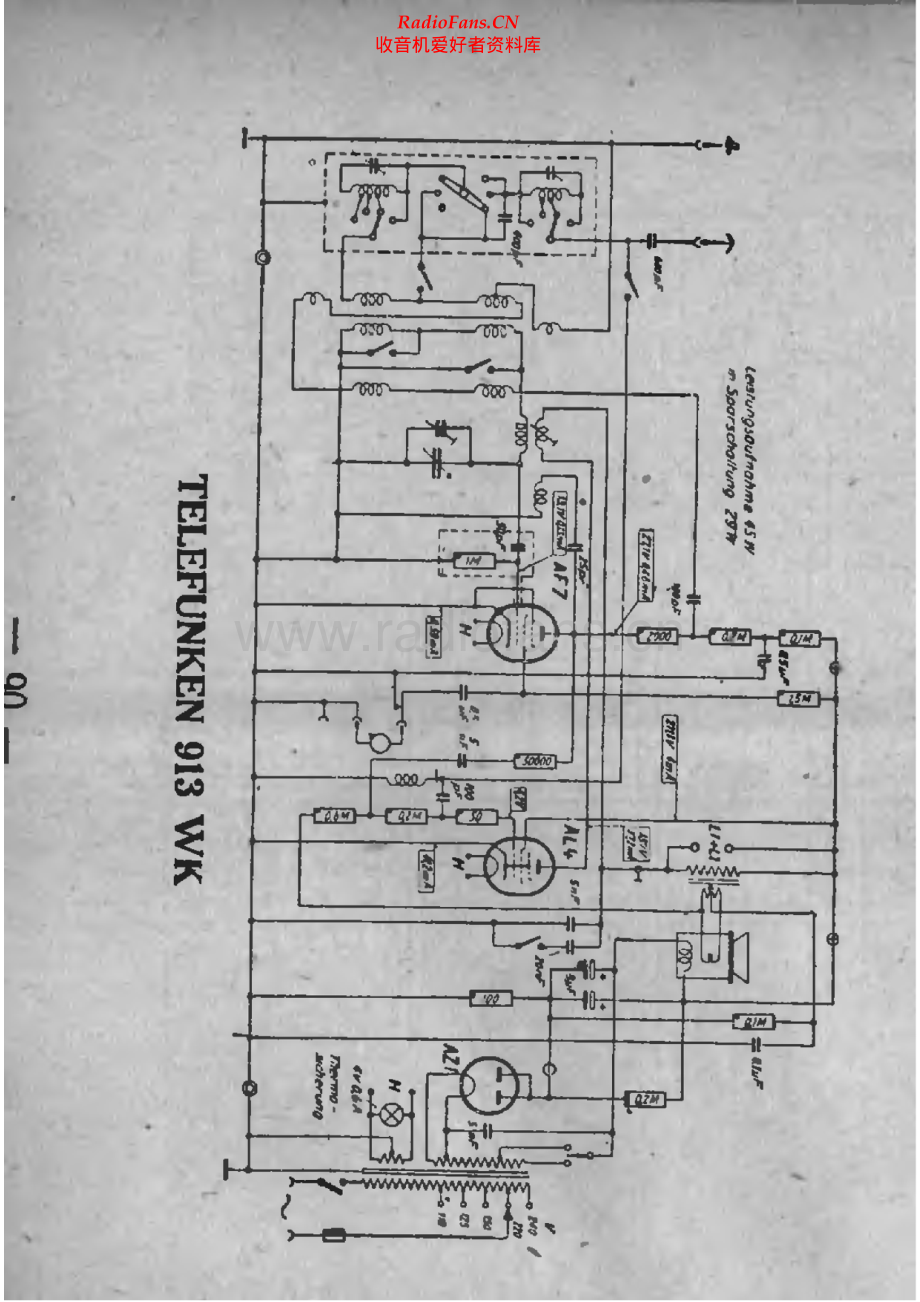 Telefunken-913WK-rec-sch 维修电路原理图.pdf_第1页