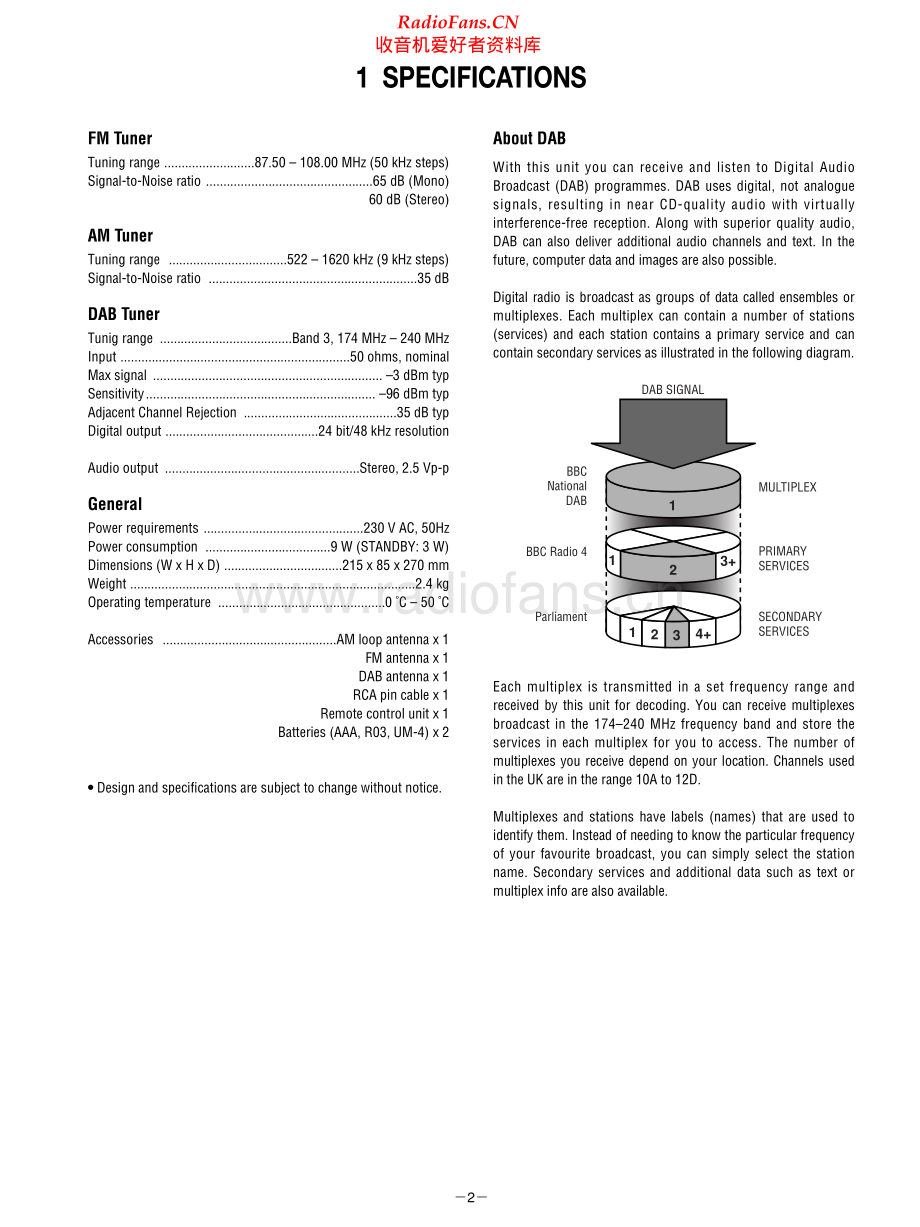 Teac-TH300DAB-rec-sm 维修电路原理图.pdf_第2页