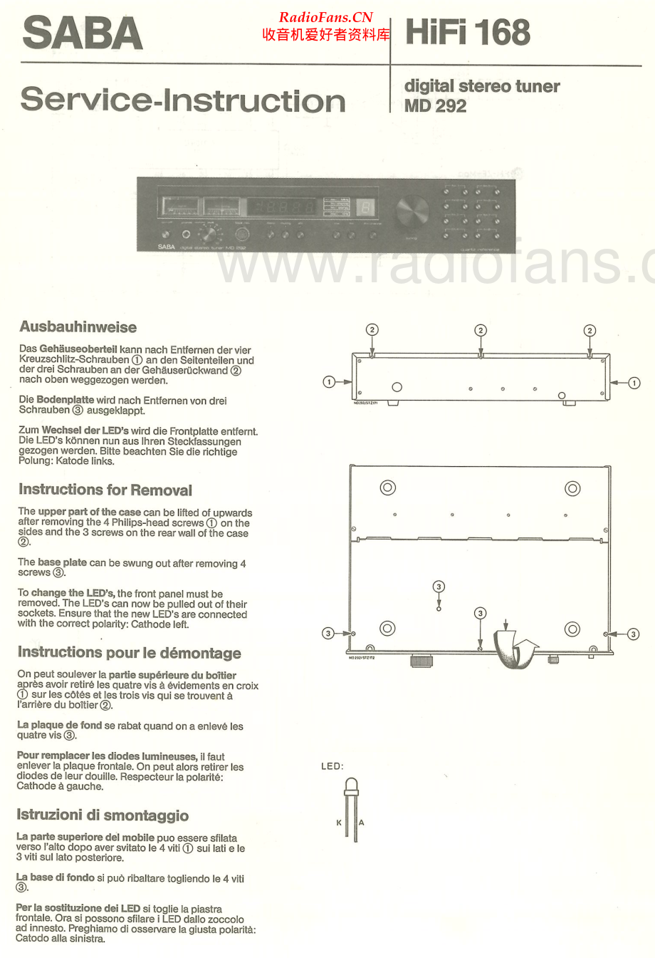 Saba-HiFi168-tun-sm 维修电路原理图.pdf_第1页