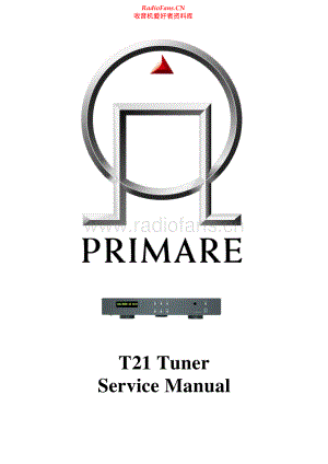 Primare-T21-tun-sm 维修电路原理图.pdf