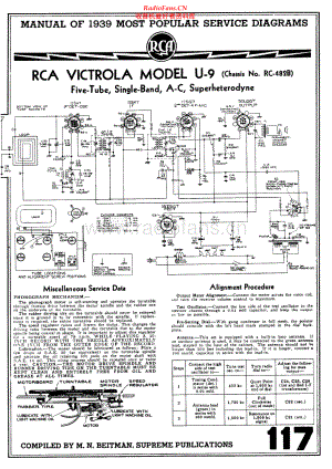 Victrola-U9-rec-sch 维修电路原理图.pdf