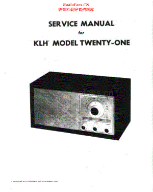KLH-21-rec-sm 维修电路原理图.pdf