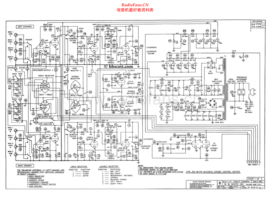 Scott-355-rec-sch 维修电路原理图.pdf_第1页