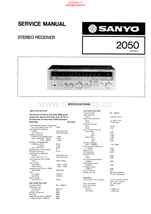 Sanyo-2050-rec-sm 维修电路原理图.pdf