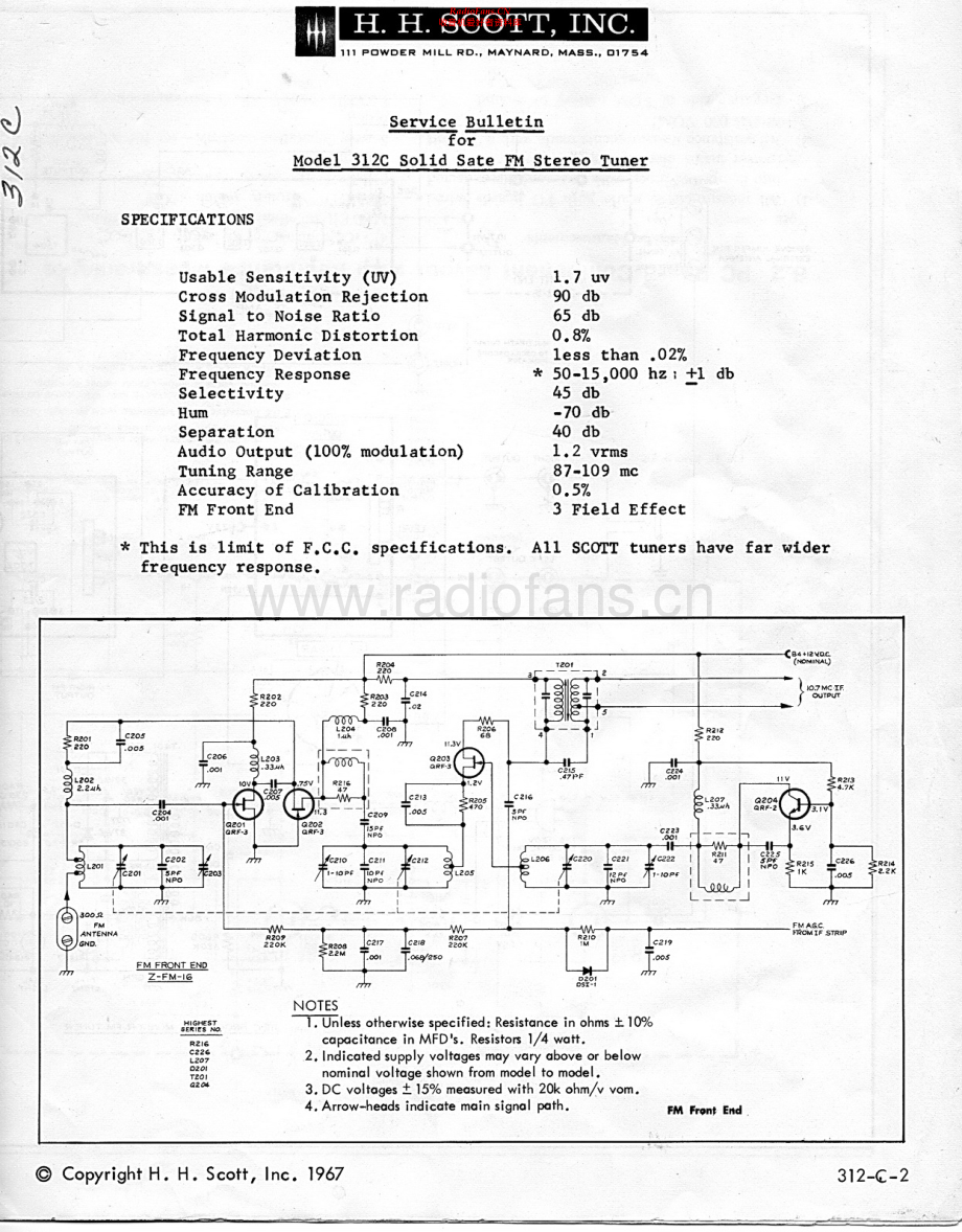 Scott-312C-tun-sch 维修电路原理图.pdf_第1页
