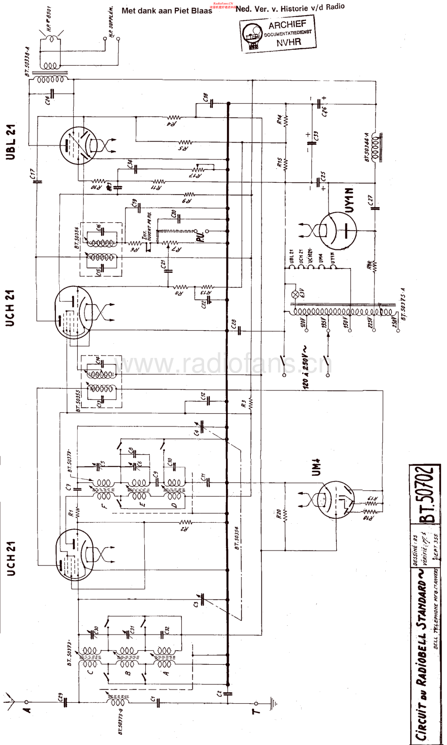 Radiobell-Standard-rec-sch 维修电路原理图.pdf_第1页