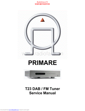Primare-T23-tun-sm 维修电路原理图.pdf