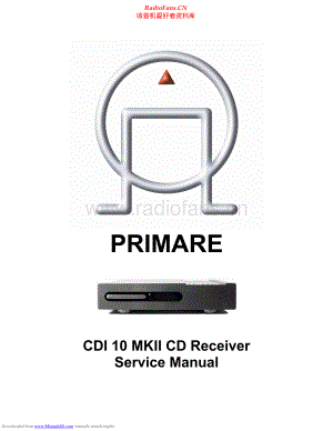 Primare-CDI10_MKII-rec-sm 维修电路原理图.pdf