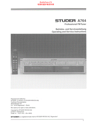 Studer-A764-tun-sm 维修电路原理图.pdf
