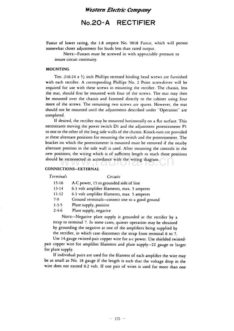WesternElectric-20A-rect-sch 维修电路原理图.pdf_第3页