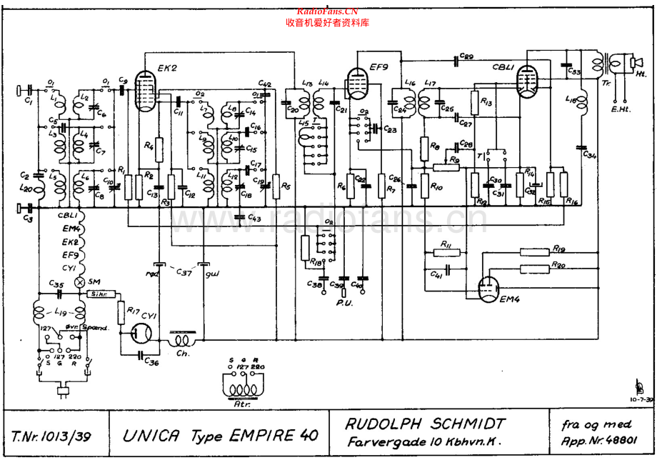 Empire-40-rec-sch维修电路原理图.pdf_第1页