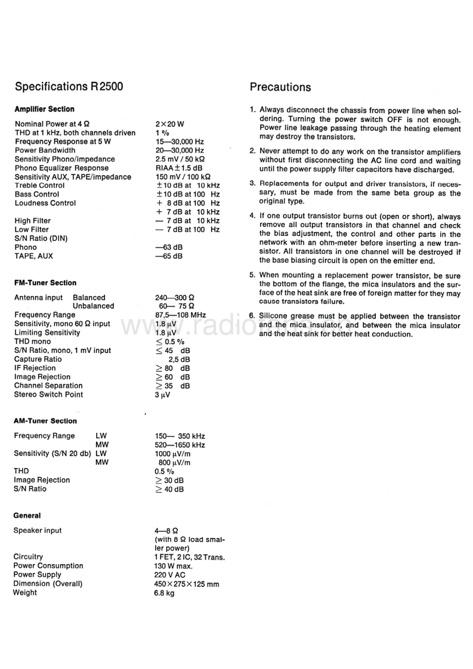 Lenco-R2500-rec-sm 维修电路原理图.pdf_第3页