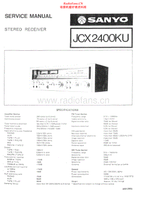Sanyo-JCX2400KU-rec-sm 维修电路原理图.pdf