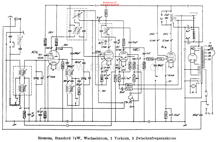Siemens-Standard74W-rec-sch 维修电路原理图.pdf_第1页