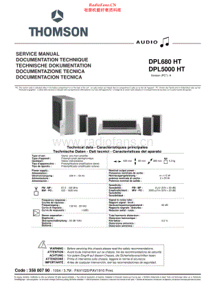 Thomson-DPL680HT-rec-sm 维修电路原理图.pdf