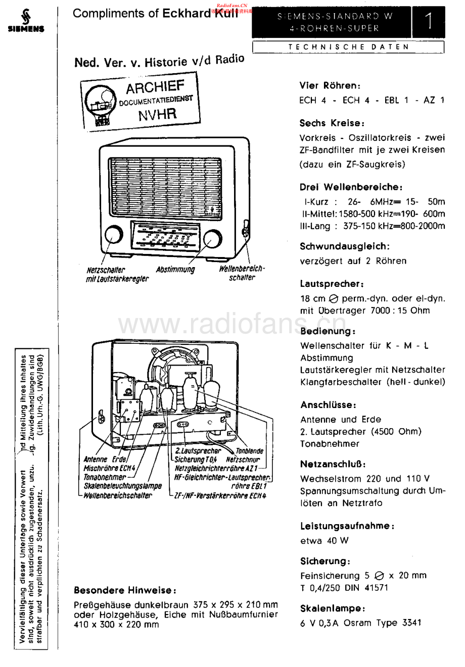 Siemens-StandardW-rec-sm 维修电路原理图.pdf_第1页