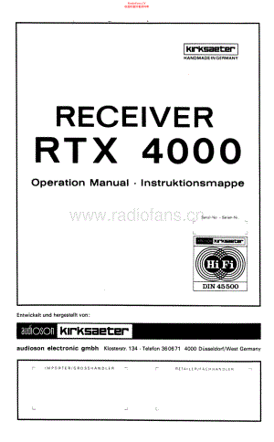 Kirksaeter-RTX4000-rec-sch 维修电路原理图.pdf