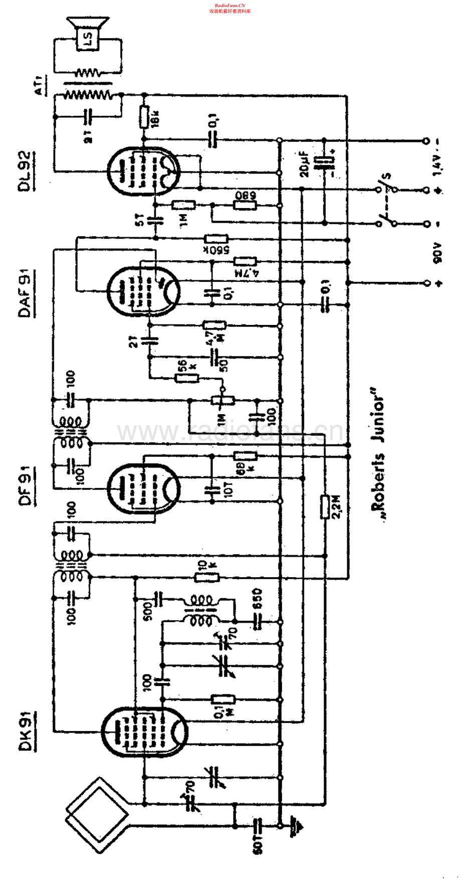 Roberts-Junior-rec-sch 维修电路原理图.pdf_第1页