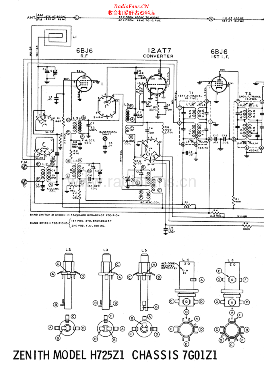 Zenith-H725Z1-rec-sch 维修电路原理图.pdf_第1页