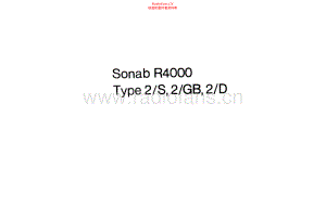 Sonab-R4000_type2-rec-sch 维修电路原理图.pdf