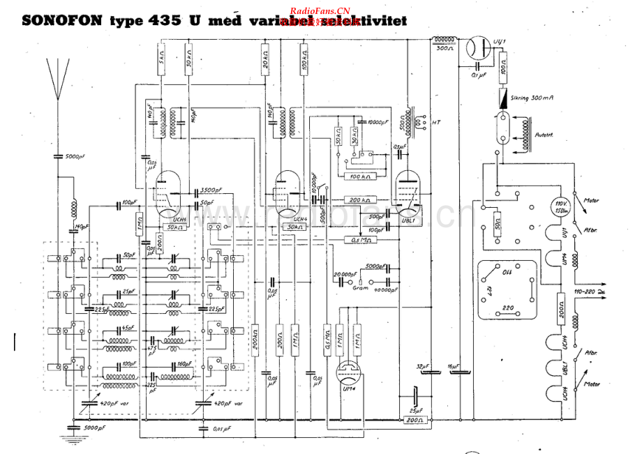 Sonofon-Standard435U-rec-sch 维修电路原理图.pdf_第1页