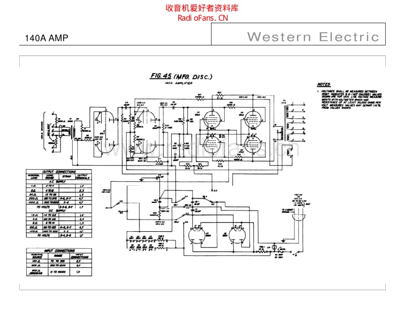 Western_electric_140a_142a_143a 电路图 维修原理图.pdf_第1页