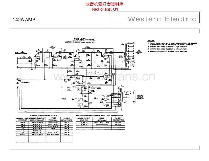 Western_electric_140a_142a_143a 电路图 维修原理图.pdf_第2页