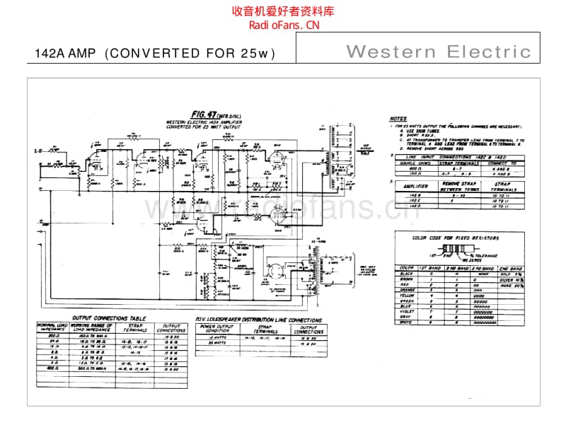 Western_electric_140a_142a_143a 电路图 维修原理图.pdf_第3页