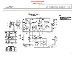 Western_electric_140a_142a_143a 电路图 维修原理图.pdf