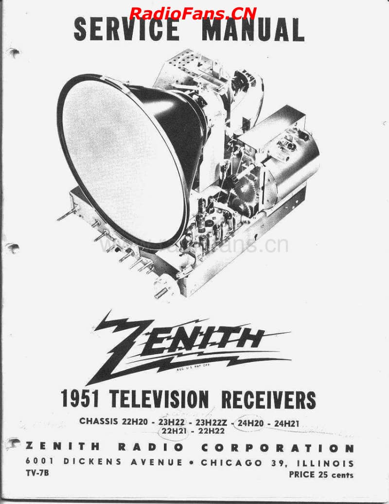 Zenith_TV-7B电路原理图.pdf_第1页