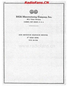 RCA_rr366_manual电路原理图.pdf