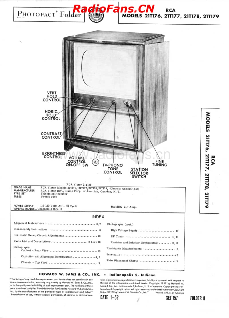 RCA-21T176-Sams-157-8电路原理图.pdf_第1页