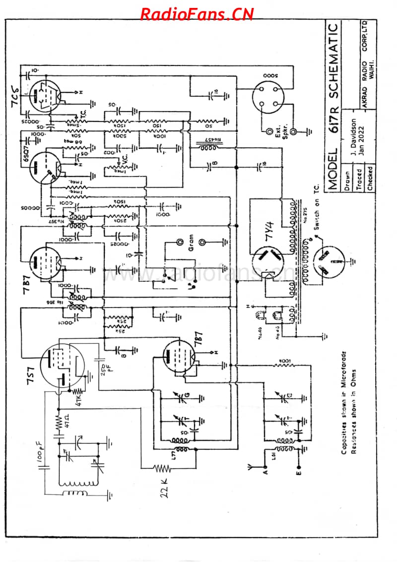 akrad-model-617r 电路原理图.pdf_第1页