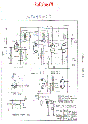akrad-model-cr55-clipper-pye-pz404-5-car-radio-5v-bc-vib-1955 电路原理图.pdf