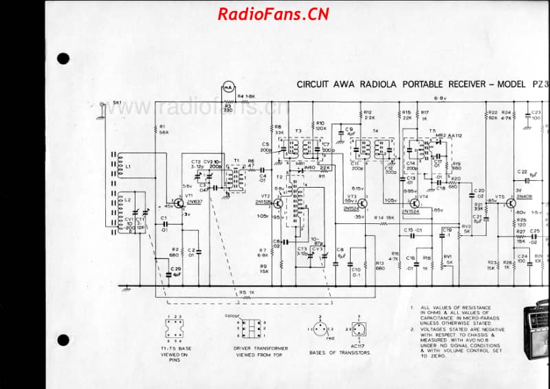 awa-pz32-radiola-transistor-portable 电路原理图.pdf_第2页