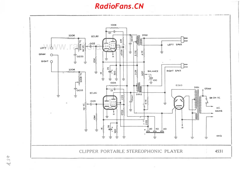 akrad-model-4531-clipper-portable-stereo-record-player-3v-ac-19xx 电路原理图.pdf_第1页