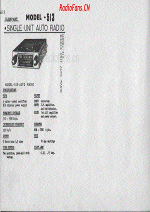 autocrat-513-car-radio 电路原理图.pdf