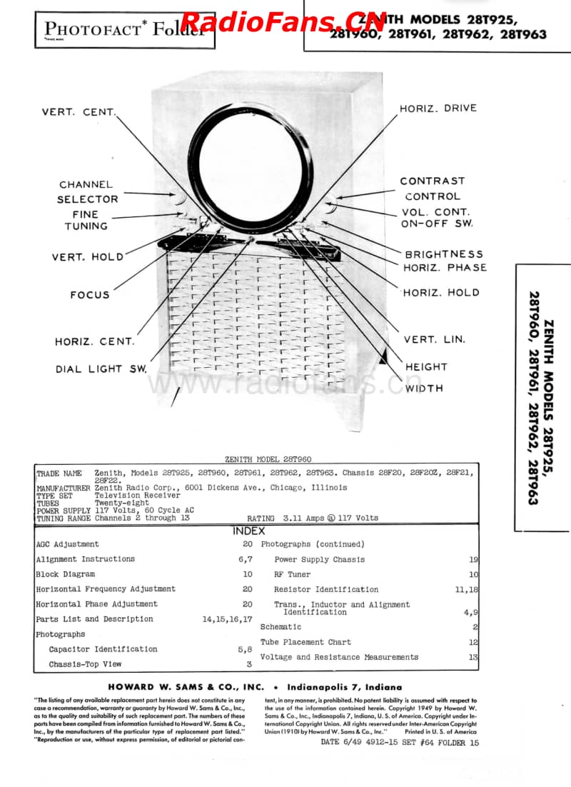 Zenith-8T925-Sams-64-15电路原理图.pdf_第1页